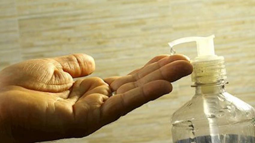 Limpieza de manos seguridad protección "Pandemia"
